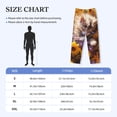 thumbnail image 3 of KLL Mens Pajama Pants for Men,Mens Lounge Pants,Funny Gifts for Men,Men's Pajama Bottoms-Cute Cat Sunflower, 3 of 5