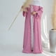 thumbnail image 4 of Musulmán Suelto Burqa Frente Open Owavy Abaya Women Turquía Modesta Rosta (L) Rosa, 4 of 9