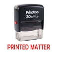 thumbnail image 1 of Printtoo Office Stationary Stamp PRINTED MATTER Self Inking Rubber Stamp-Red, 1 of 1