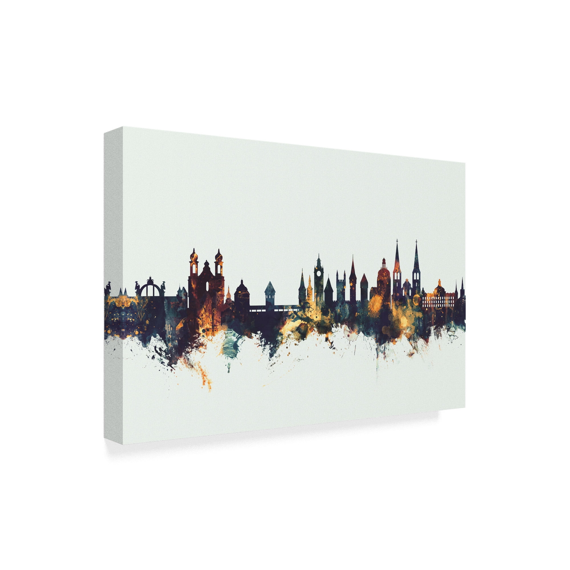 Trademark Fine Art 'Lucerne Switzerland Luzern Skyline IV' Canvas Art by Michael Tompsett