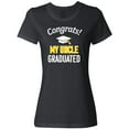 thumbnail image 3 of Inktastic Congrats My Uncle Graduated with cap Women's T-Shirt, 3 of 5
