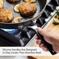 thumbnail image 4 of Hard Anodized Nonstick Frying Pan 12.25 Inch  Black for Everyday Cooking, 4 of 8