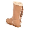thumbnail image 3 of Liliana DD10 Women Suede Fur Lining Medallion Fringe Winter Boot, 3 of 5