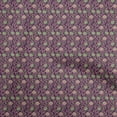 thumbnail image 1 of oneOone Cotton Poplin Twill Purple Fabric Floral Craft Projects Decor Fabric Printed By The Yard 56 Inch Wide, 1 of 5
