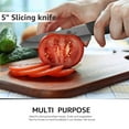 thumbnail image 6 of Ceramic Knife 6-inch Chef Knife for Kitchen Paring Knife with Sheath for Cutting,Dicing,Slicing,Rustproof Black Blade, 6 of 9
