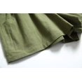 thumbnail image 3 of Aayomet Running Shorts Womens Drawstring Elastic Waist Casual Summer Loose Beach Shorts with Pockets,Army Green S, 3 of 5