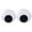 5cm, variant on Farfi 1 Pair 5cm/7cm/10cm/12cm/15cm Refrigerator Magnets Self Adhesive DIY Synthetic Resin Black White Googly Eyes Fridge Stickers Scrapbook Accessory (10cm)