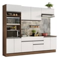 thumbnail image 1 of Cocina Integral 270cm Marrón/Blanco Glamy Madesa 13, 1 of 5