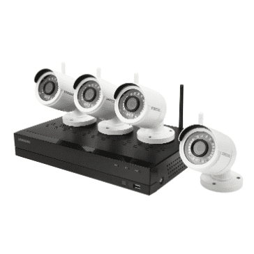 2 Pack Wisenet SDC-89445BF 5MP Camera w/ 100' Cable SDH-C85100BF SDH-C84085 45 
