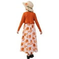 thumbnail image 4 of XXWXYD Robe d'Été pour Filles Bretelles Spaghetti Épaules Dénudées Robe à Volants Ligne A Décontractée Vacances Plage Fête Piscine, 4 of 4