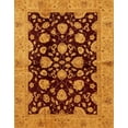 thumbnail image 1 of Ahgly Company Machine Washable Indoor Rectangle Abstract Tomato Red Area Rugs, 4' x 6', 1 of 7