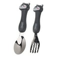 thumbnail image 2 of Baby Spoon Fork Set,Cartoon Fork Spoon Stainless Baby Tableware Silverware Set Toddler Flatware Set Expertly Crafted, 2 of 8