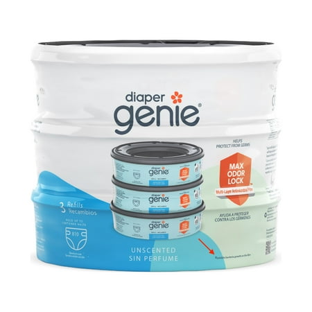 Playtex Diaper Genie II Advanced Disposal System Refill 270 Count - 3 Pack