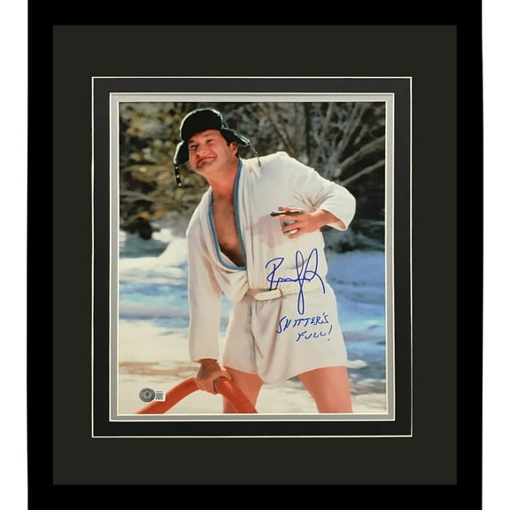 Randy Quaid Cousin Eddie Autographed National Lampoons Christmas Vacation Deluxe Framed 11x14 Photo w/ Shitters Full - Beckett