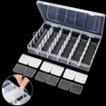 thumbnail image 4 of Compartments Clear Plastic Craft Storage Organizer Small Parts Organizer with Dividers, 4 of 8