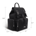 thumbnail image 3 of Mochila Pañalera Multifunción Bolsa Impermeable negro, 3 of 5