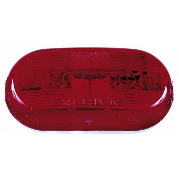Peterson Manufacturing 135R Red Oblong Side Marker Light with Reflex Reflector