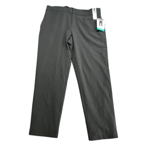 Mondetta Women's High Rise Green Lined Tailored Pants