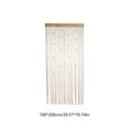 thumbnail image 3 of Rose Thread Beaded Curtain Door Divider, Multicolor Polyester Tassel Arch Curtain for Window and Door Designs, Bedroom Closet Home Living Room Display, 39.37" x 78.74", KTFgvq, 3 of 6
