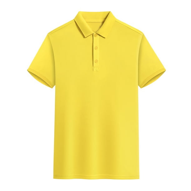 Camisa de manga corta con cuello para hombre: ventilación de malla, polo de golf de secado rápido, tallas M-XXXXL