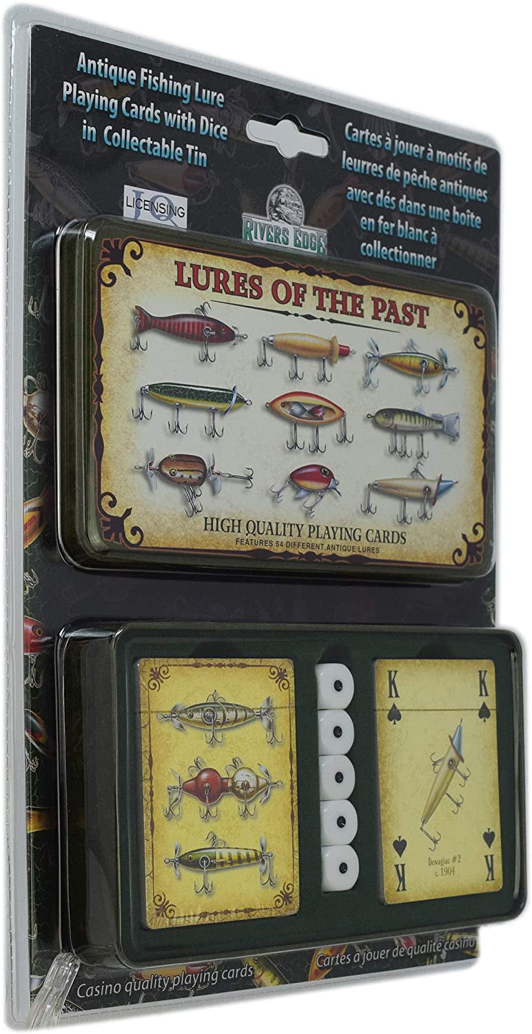 Rivers Edge Products Antique Lure Cards And Dice In Gift Tin