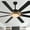 Black, variant on Bella Depot 72" Modern LED Ceiling Fan 6-Speed Reversible Chandelier With Dimmable Light and Remote Control
