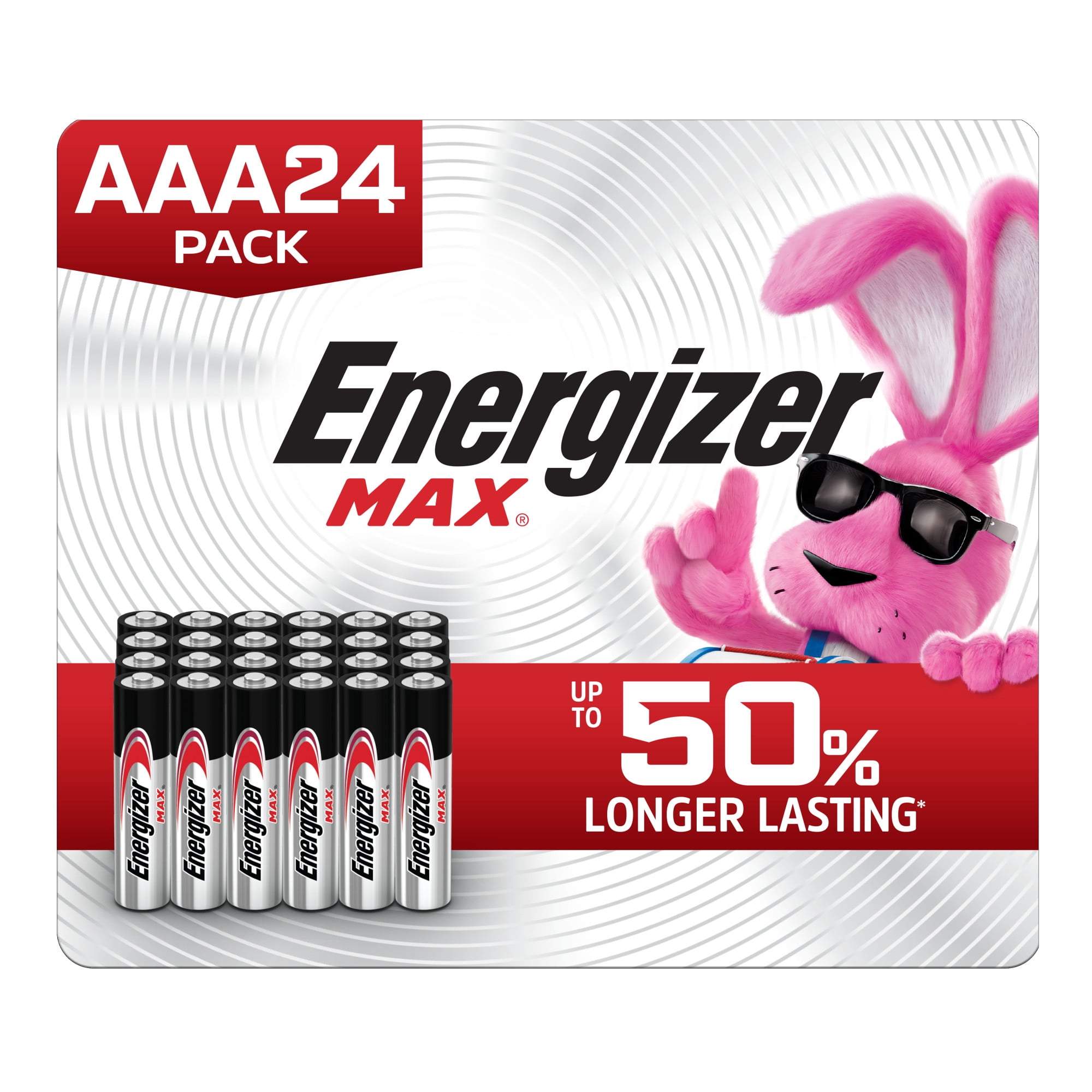 Energizer MAX AA Batteries (24 Pack) and AAA (24 Pack) Batteries (48 Pack Total)