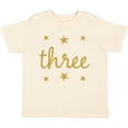 thumbnail image 3 of Inktastic 3rd Birthday Gold 3 Year Old Boys or Girls Toddler T-Shirt, 3 of 5
