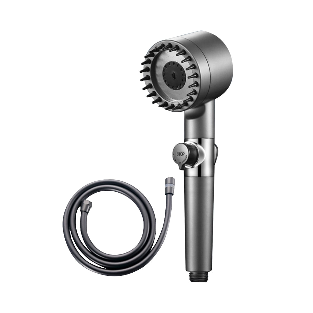 HZEWLS Powerful Pressurization Filter Water Saving Shower Head 4 Modes