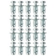 thumbnail image 3 of 20 Pieces Jack Nuts Screw Petal Tool Expansion Tube Nut Expansion Screw Anchor for Fixing Picture Gypsum Board Wall Cabinets , 6x25mm, 3 of 9