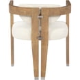 thumbnail image 4 of Meridian Furniture Carlyle Cream Dining Chair, 4 of 10
