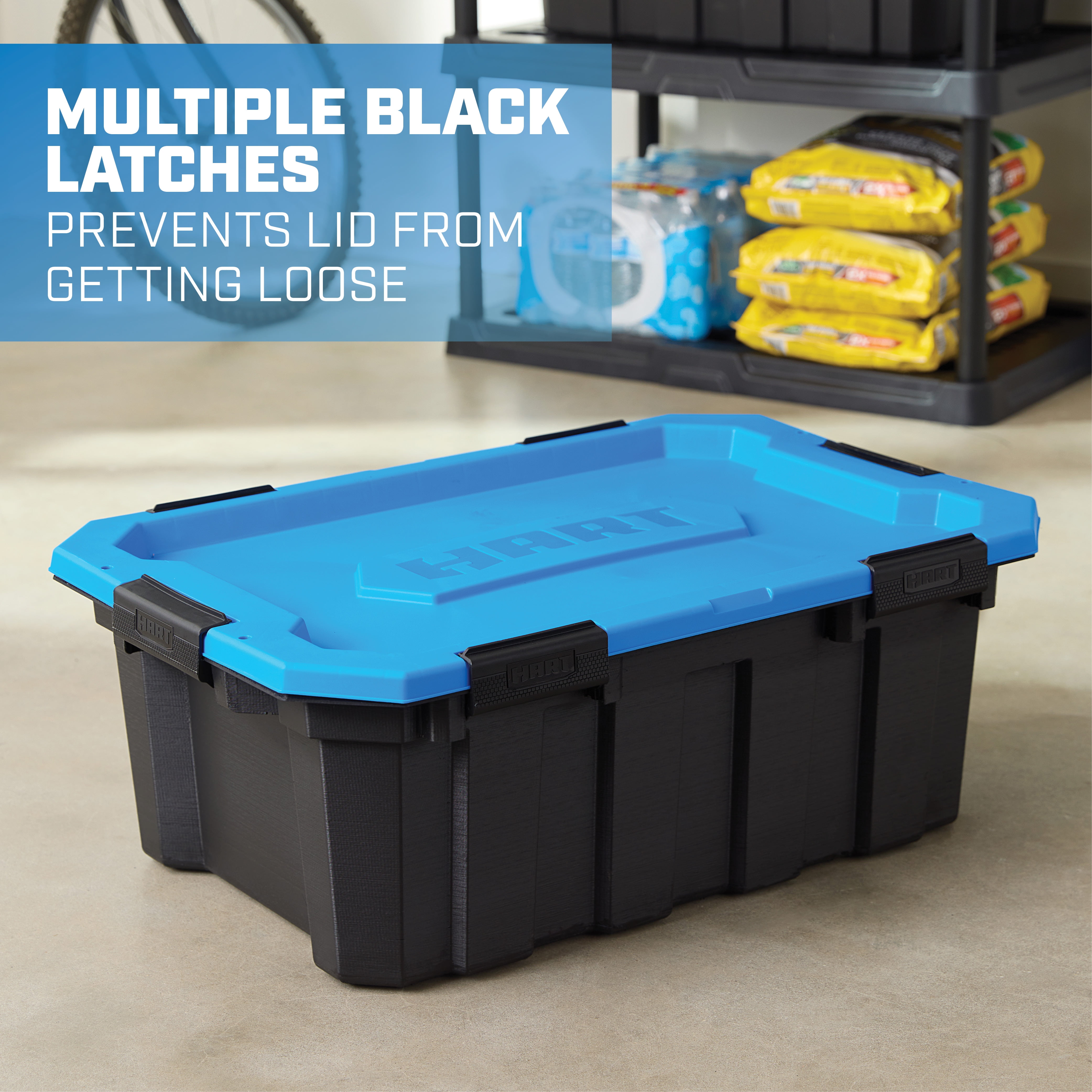 18 Gallon Waterproof Storage Bin – Heavy Duty Weatherproof Container by  HART