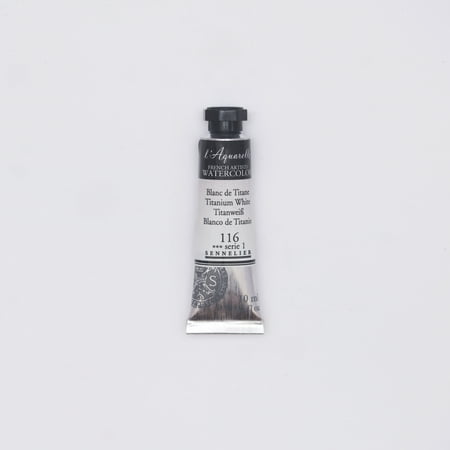 UPC: 3046450114895 | Sennelier French Artists Watercolor 10ml Tube Titanium White S1
