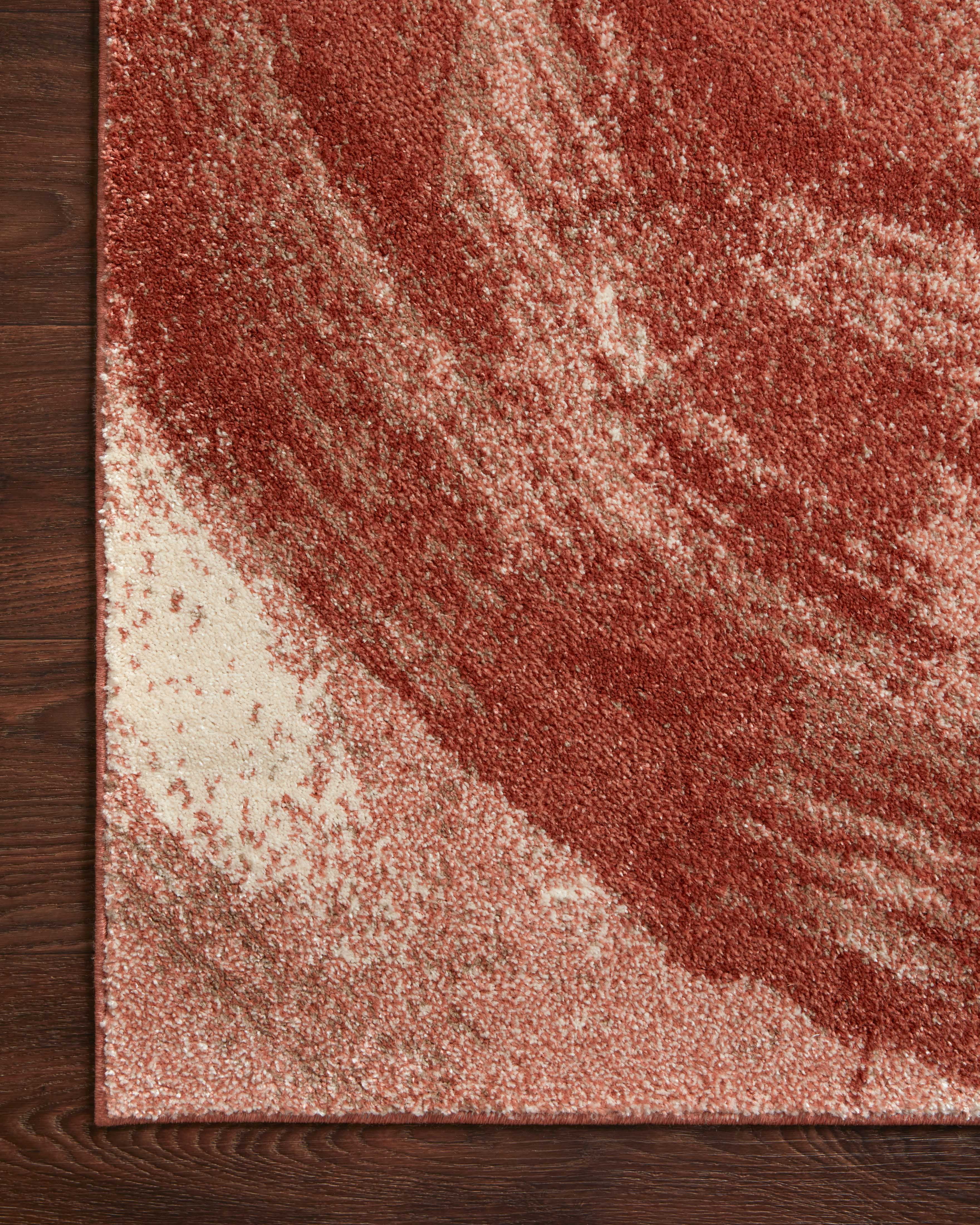 Loloi Spirit SPI-03 Abstract Rose / Spice Area Rug 9'-4" x 13'