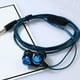 thumbnail image 4 of Seitruly Conector de 3,5 mm para auriculares en la oreja Cableado Micrófono de graves pesados ​​Auriculares de línea anticongelante tejidos de Teléfono y Comunicación azul, 4 of 7