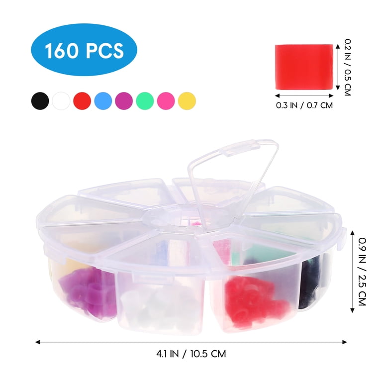 Assorted Color Code Rings Code Ring 160pc Dental Color S - Medical Grade Silicone (Mixed Colors ...