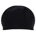 thumbnail image 4 of Gorro De Natación Flotador Inflable Gorro de natación para adultos flexible Cubierta de gota de agua de silicona impermeable Negro, 4 of 6