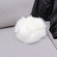 thumbnail image 4 of WAXIAYU Winter Faux Fur Hat Warm Fashion Fluffy Ski Earmuff Cold Weather Hat for Girls Women (White), 4 of 6