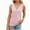 Pink, variant on UYISJ Tank Tops for Women Casual V Neck Cami Shirt Eyelet Embroidery Summer Crochet Backless Camisole Sleeveless Blouse