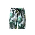 thumbnail image 3 of Sunloudy - Pantalones cortos de playa para hombre con cordón elástico en la cintura, ropa de verano de estilo informal holgada con estampado hawaiano Sunloudy moda, 3 of 10