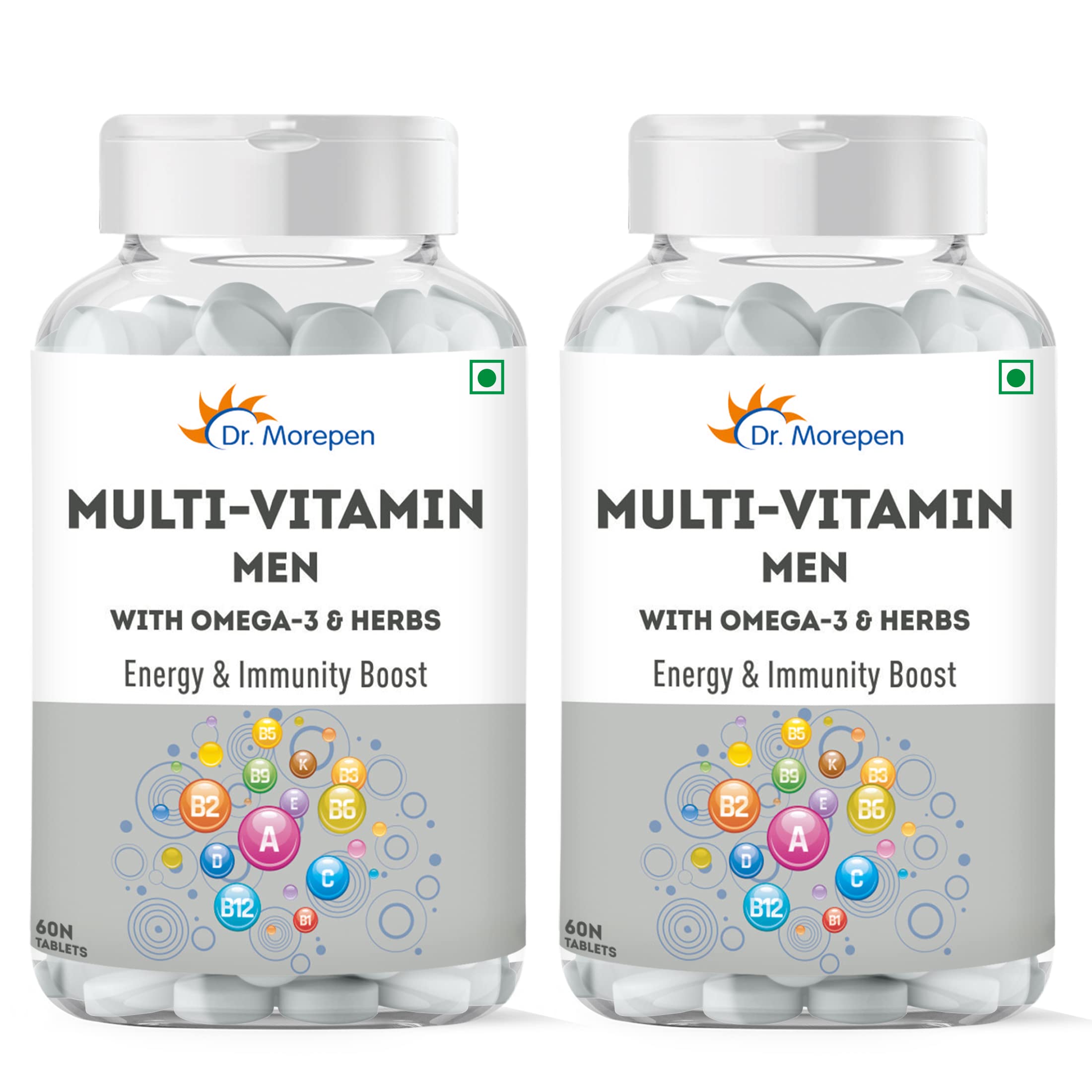 DR. MOREPEN Multivitamins For Men With Omega 3 & Herbs Vitamins B1