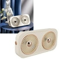 thumbnail image 1 of Solar Panel Fan Kit, High Speed Airflow Dual Fan Air Extractor Mini Ventilator For Pet Houses Air Cooling Outdoor Toilets, 1 of 8