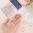 thumbnail image 3 of 1 Box Tibetan Style Alloy Charms Cadmium Free & Lead Free Heart Antique Silver 12.5x12.5x1.5mm Hole: 1.8mm 200pcs/box, 3 of 9