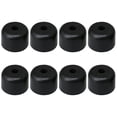 thumbnail image 5 of BQLZR 8PCS Black Plastic Cylindrical Furniture Leg Round Sofa Couch Legs 3.5CMx5CM, 5 of 5