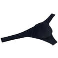 thumbnail image 2 of Botmois 5 PACK Men's T-back Briefs Cheeky Low-rise Bikini Tangas Posing Pouch Thongs Mini Hipster Underwear Ultrathin Lingerie Panties 5VSD X, 2 of 5
