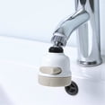 thumbnail image 3 of Fiudx Grifo Presurizado, Dispositivo de Ahorro de Agua, Rotación de 360°, Tres Modos de Conmutación, Apto para Cocina y Baño, Ajuste Universal, Juego de 2 Piezas, Tamaño 8,5 X 5,5 Cm, 3 of 6