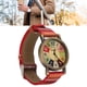 thumbnail image 5 of Roloj, Multicolor Estilo Bohemio Moda Mujer RELOJES LATÓN PU CUERO RELOJ DE PULSERA PARA MUJERES HOMBRES Fiesta de Cumpados Botón Batera, 5 of 7