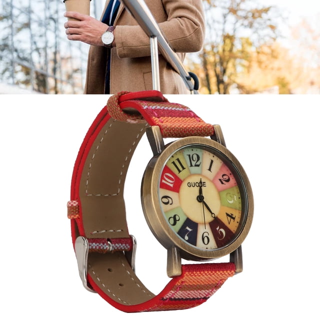 Reloj Estilo Multicolor Latón Bohemio PU Batter Batería Mujer Reloj Fiesta De Cumpleaños Regalos