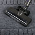 thumbnail image 6 of MeyJey Bathroom Rugs Set of 4 Piece, Bath Mats, Microfiber Non Slip Shaggy Ultra Soft Bathroom Runner with U Shaped Contour Toilet Mat for Bathroom, Shower Inside Floor, Dark Gray, 6 of 16