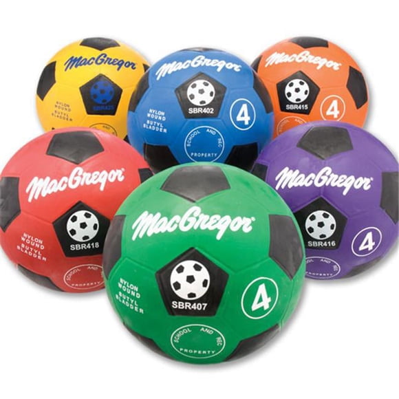 MacGregor 94400 Pack de Prisme de Soccer Multicolore, Taille 4